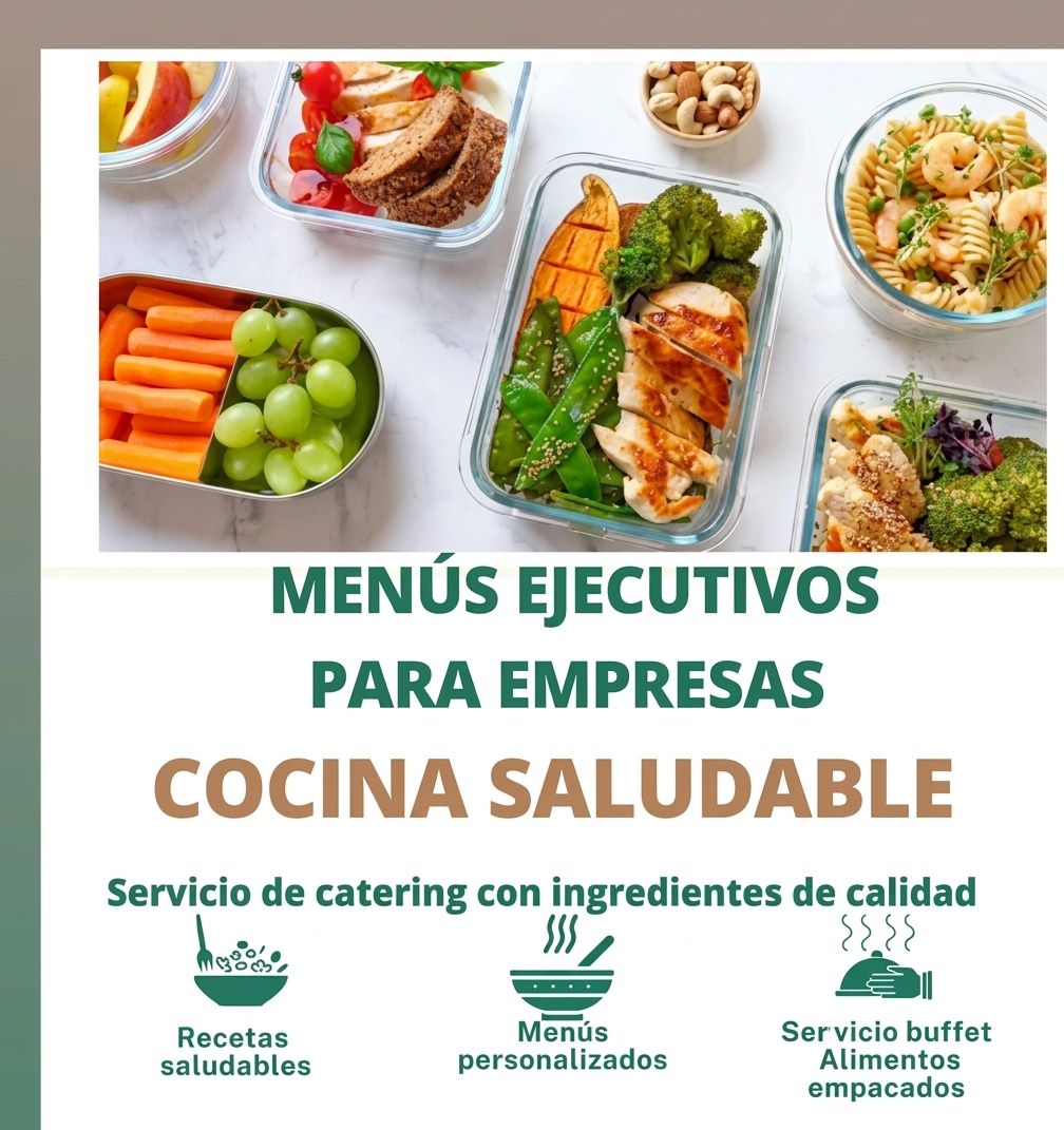 Menús ejecutivos empacados de La Ghiottona para empresas